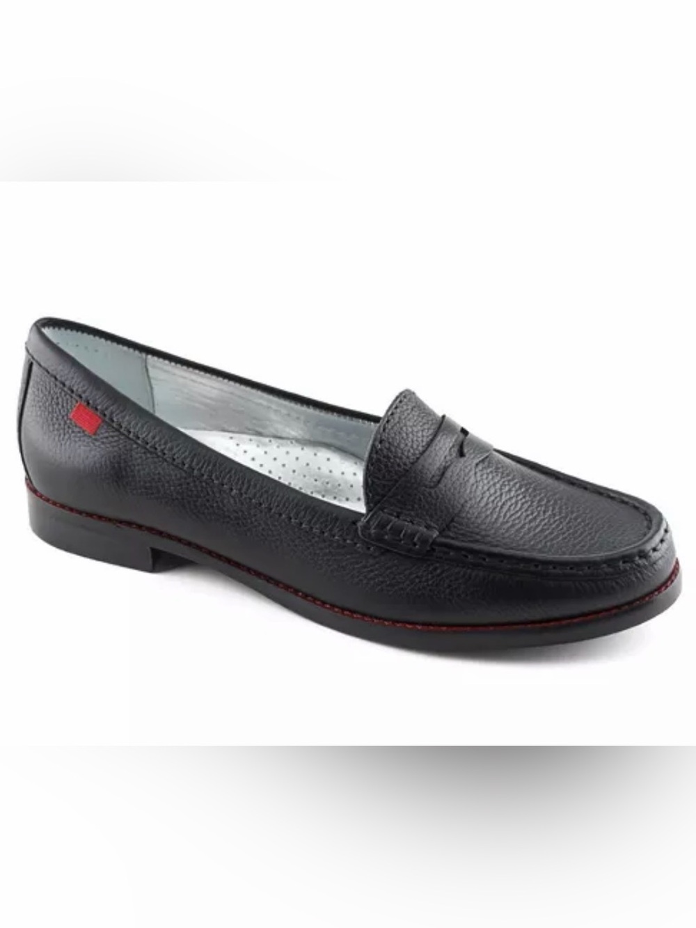 Marc Joseph New York East Village Classic Black Women's Penny Loafers